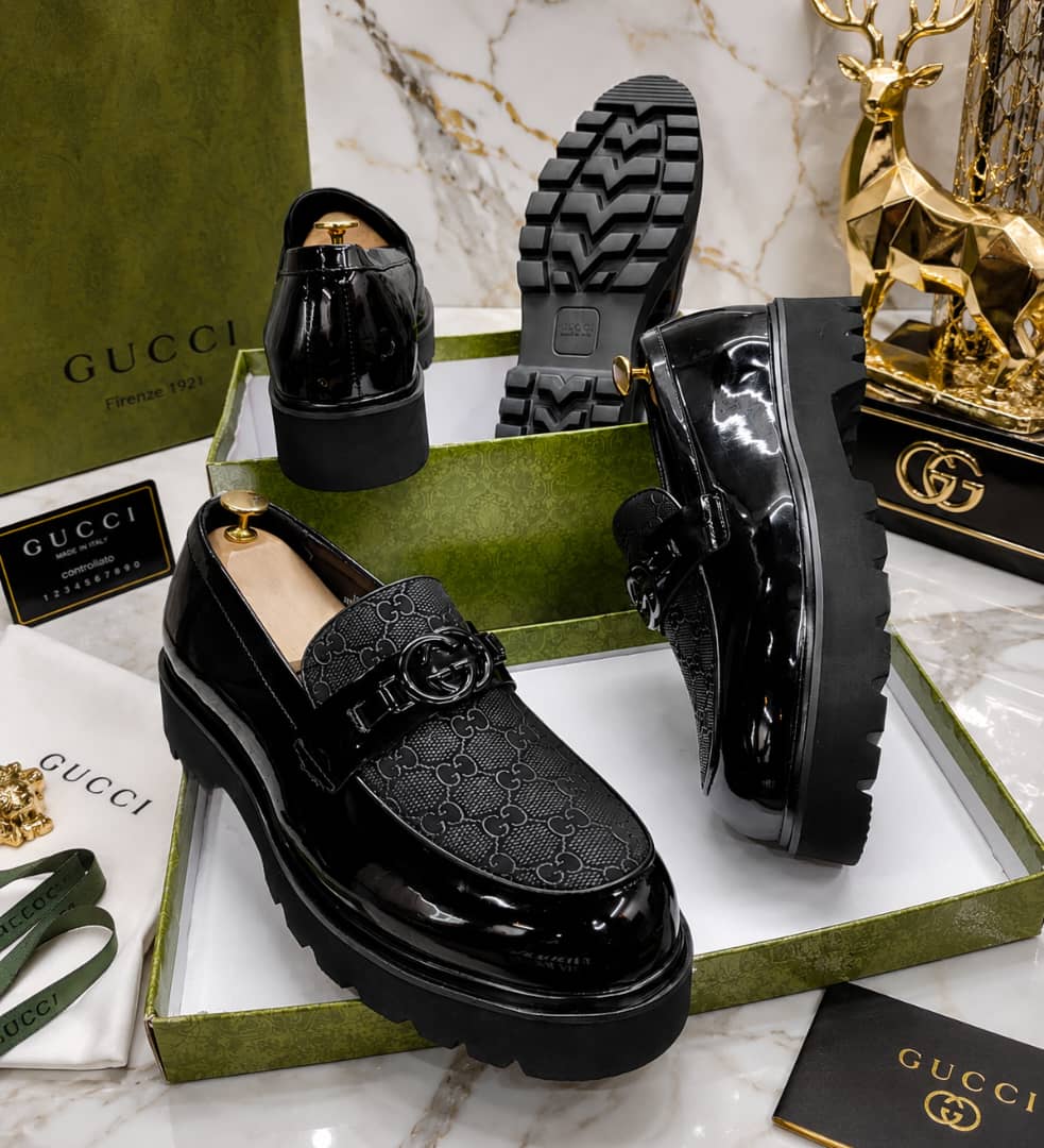 Mocassins Gucci Noir en Cuir