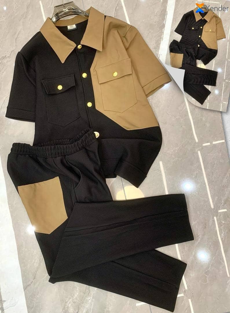 Ensemble Chic Noir et Beige