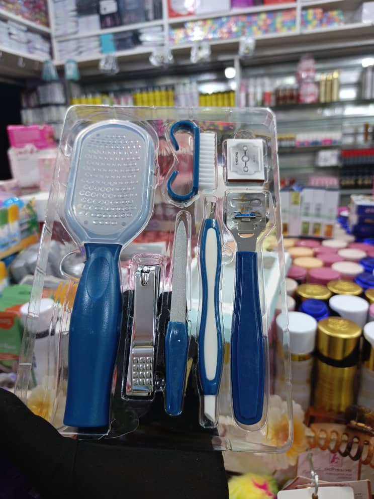 Kit de Manucure 7 Pièces Bleu