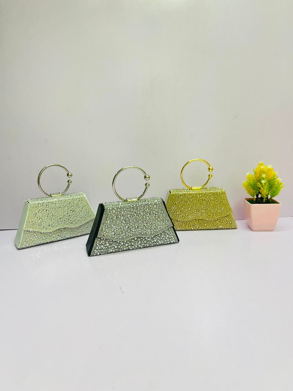 Pochette Chic Glitter - Trois Couleurs
